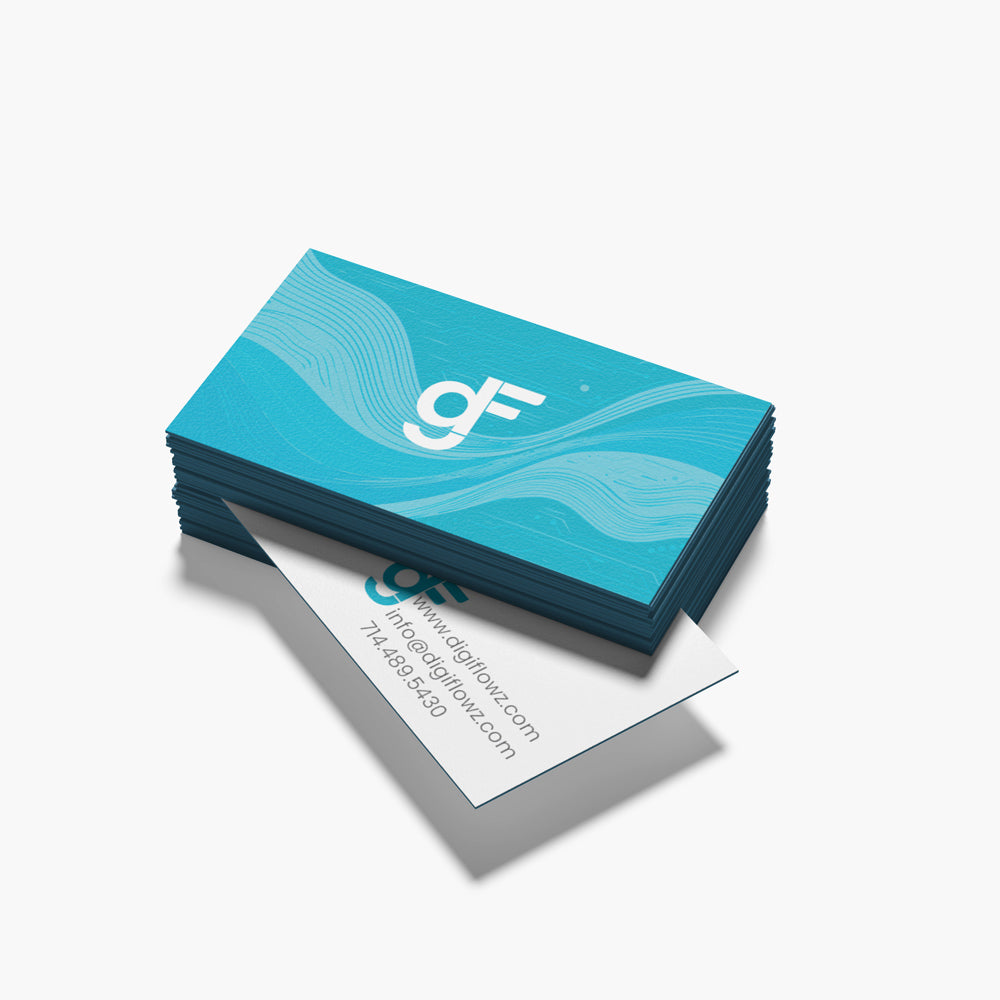 Stand Out with Luxury Color Edge Business Cards for Professionals