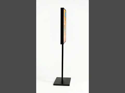Metal poster stand, great for sidewalk advertising for you restaurant or business.mp4