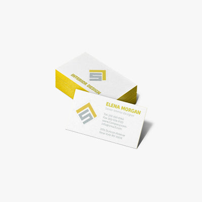 Colored Edge Business Cards